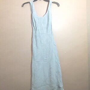 NWOT-Zara -M-Light Gray- Lagen Look-Sleeveless Maxi Dress